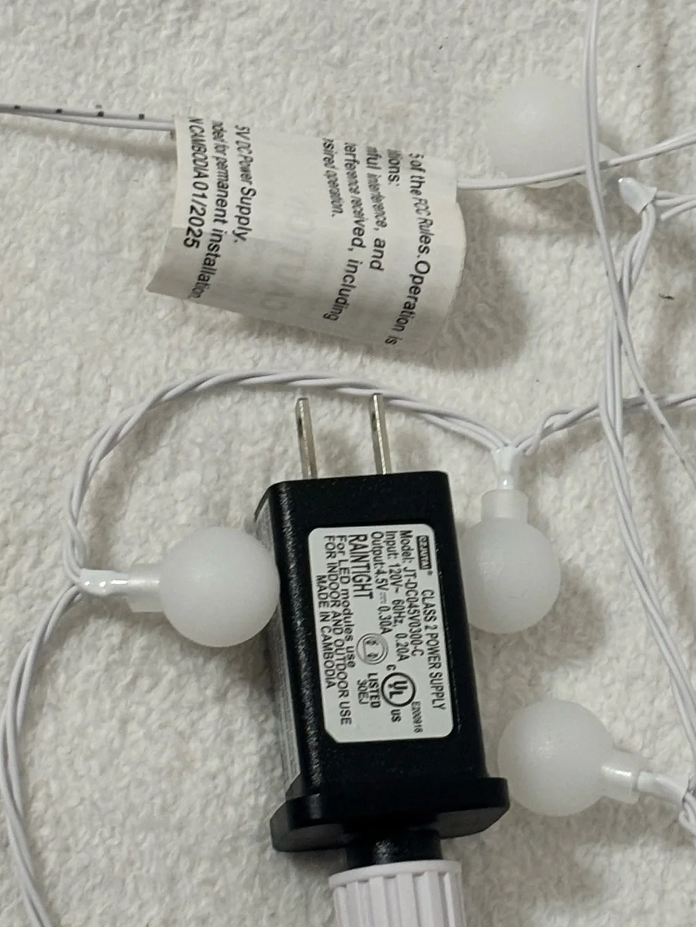 White LED String Lights for Parties - White